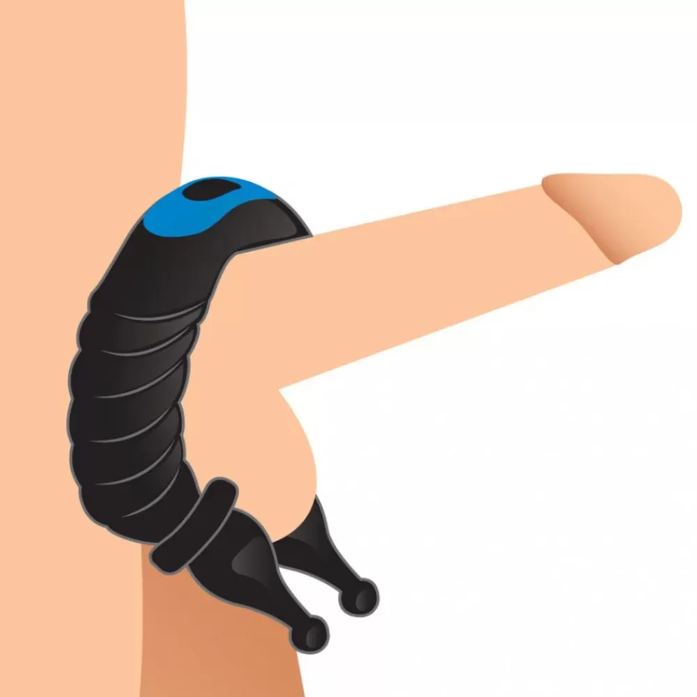 Best Sale Healthy & Active 10X Cobra Dual Stimulation Silicone Cock Ring
