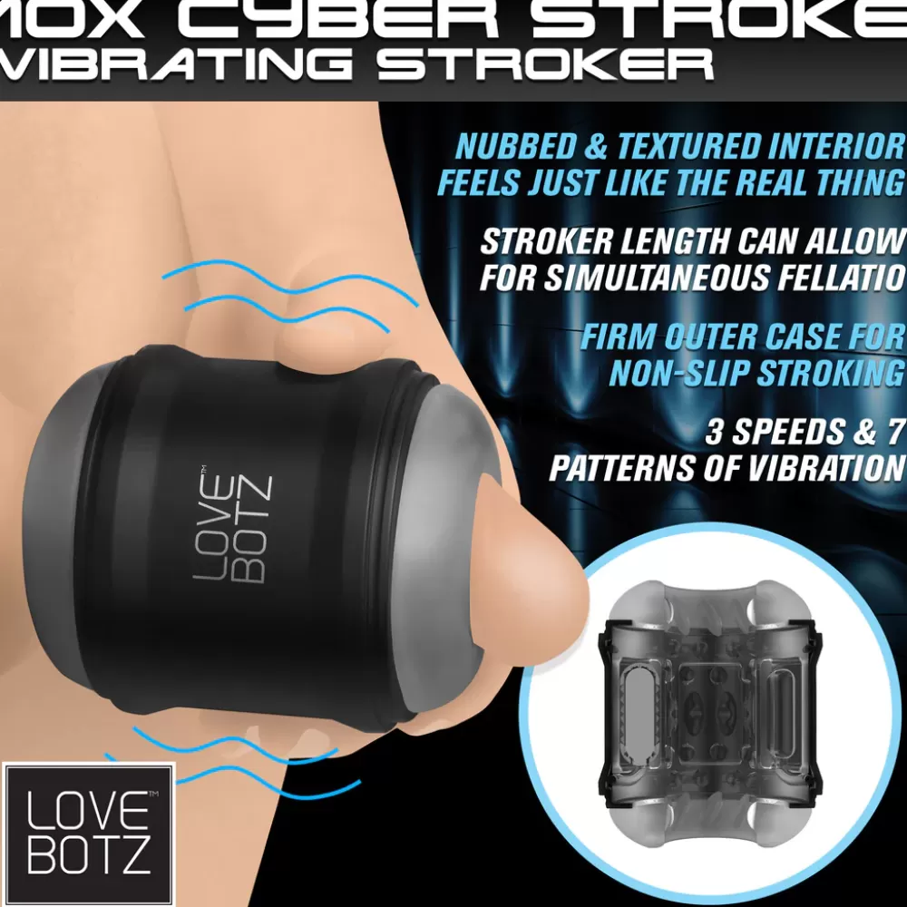 Best Healthy & Active 10X Cyber Stroke Vibrating Masturbator
