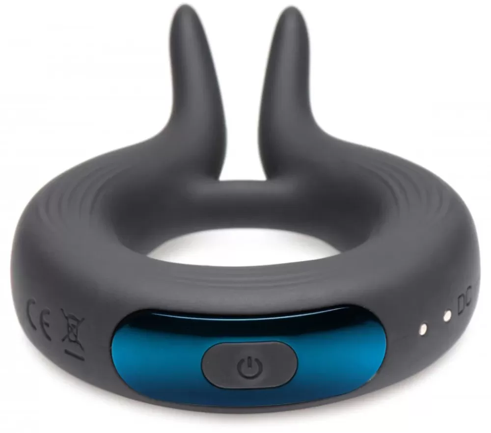 Fashion Healthy & Active 10X Dual Stim Silicone Cock Ring