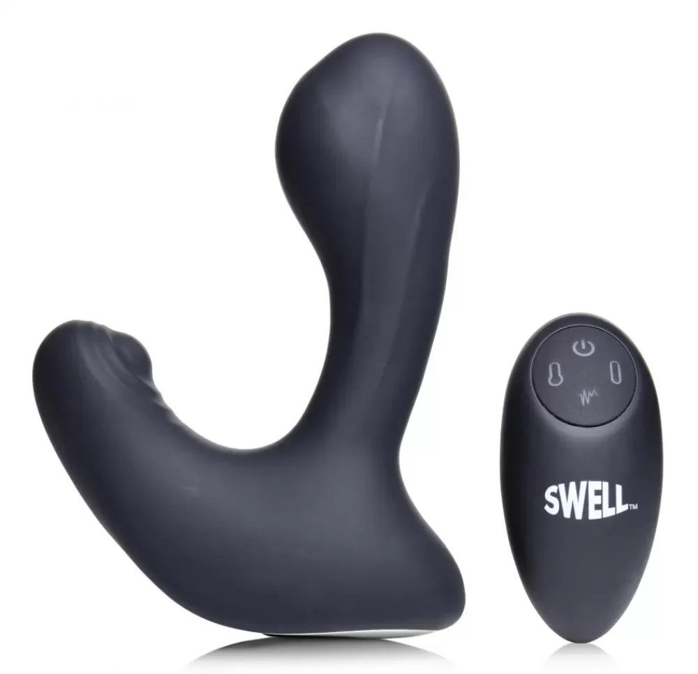 Clearance Healthy & Active 10X Inflatable and Tapping Silicone Prostate Vibrator