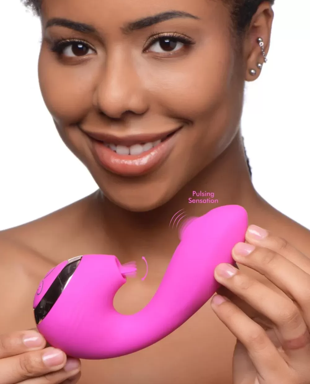 Best Healthy & Active 10X Licking G-Throb Rechargeable Silicone Vibrator