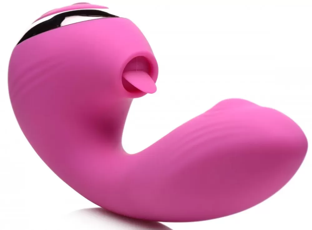 Best Healthy & Active 10X Licking G-Throb Rechargeable Silicone Vibrator