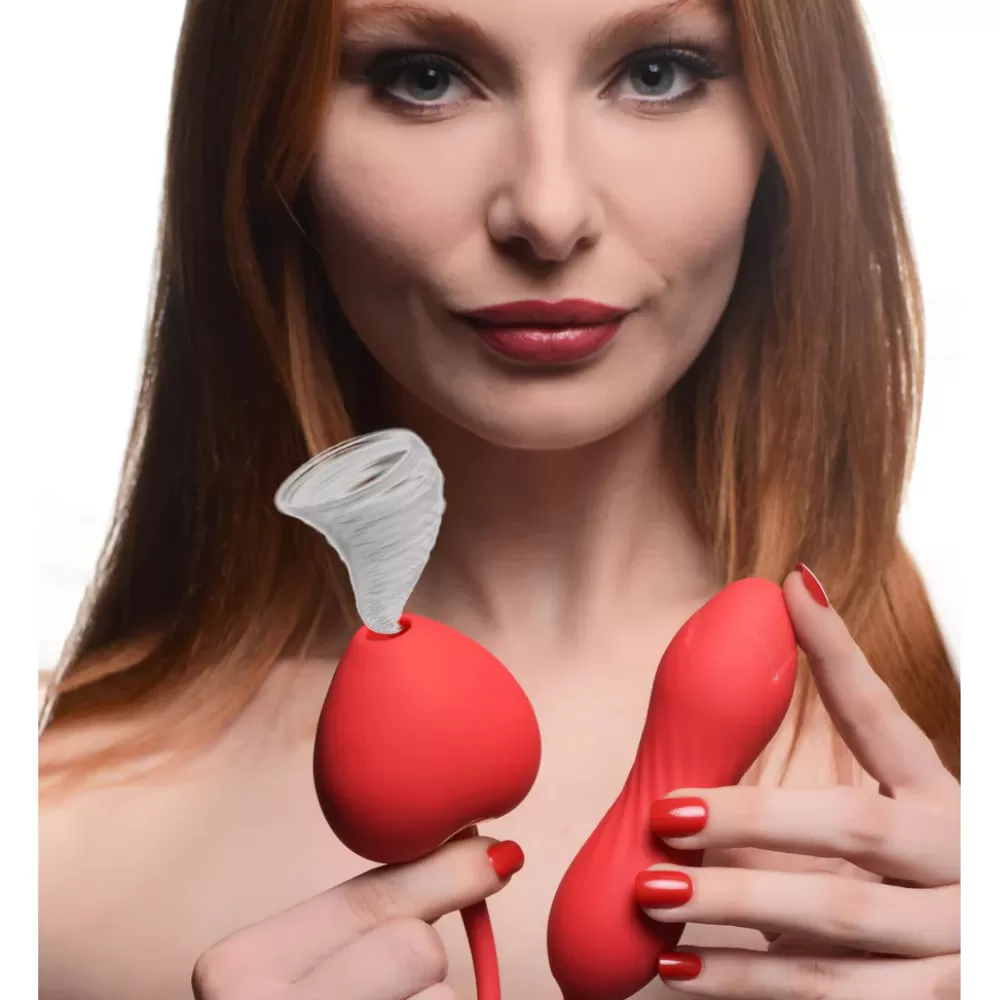 Best Sale Healthy & Active 10X Love on Me Suction Clit Stimulator & Vibrating Egg