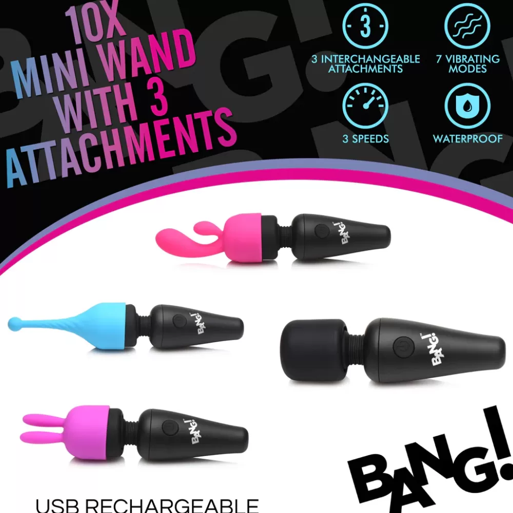 Sale Healthy & Active 10X Mini Wand with 3 Attachments