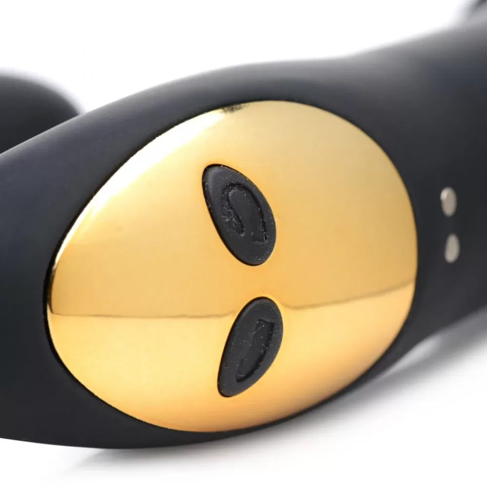 New Healthy & Active 10X Pleasure Pose Come Hither Silicone Vibrator with Poseable Clit Stimulator