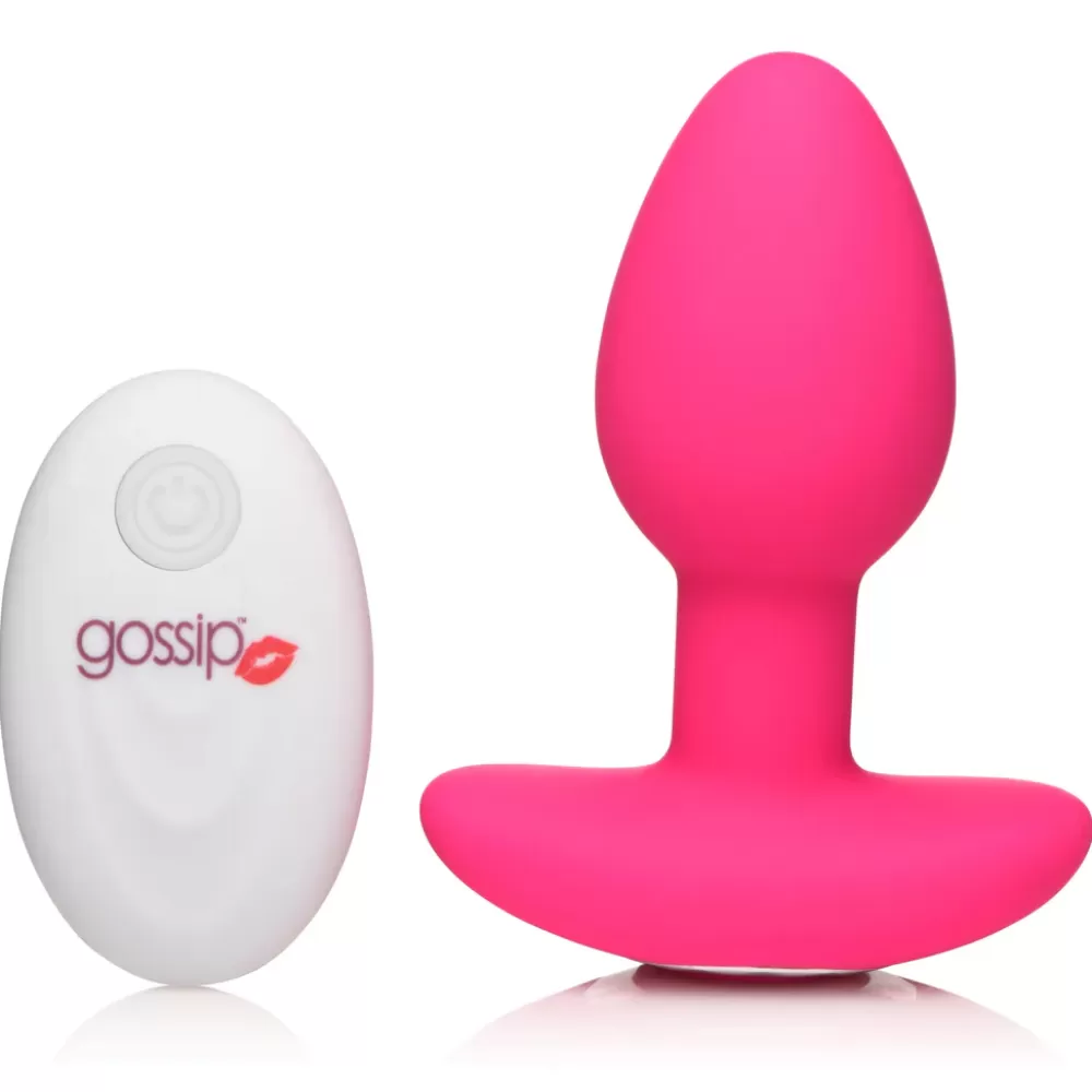 Flash Sale Healthy & Active 10X Pop Rocker Vibrating Silicone Plug with Remote