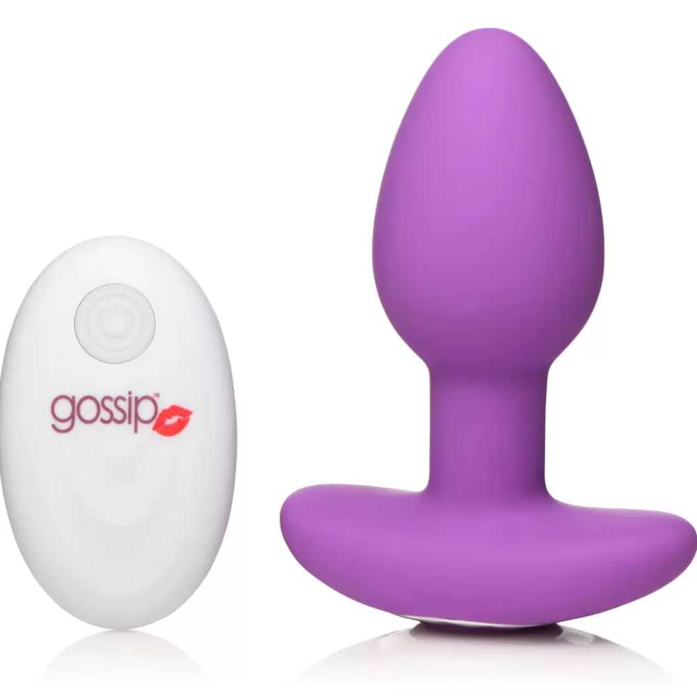 Flash Sale Healthy & Active 10X Pop Rocker Vibrating Silicone Plug with Remote