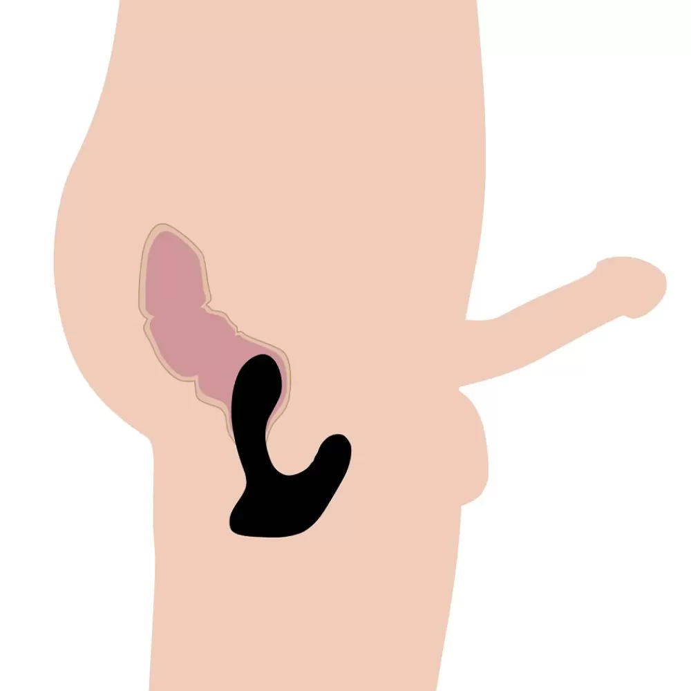 Discount Healthy & Active 10X P-Pulse Taint Tapping Silicone Prostate Stimulator with Remote
