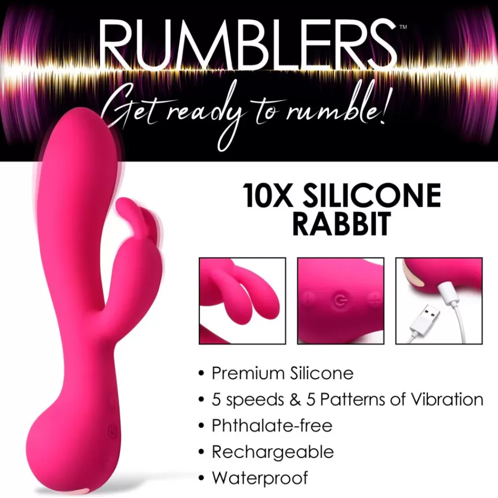 Discount Healthy & Active 10X Rabbit Silicone Vibrator