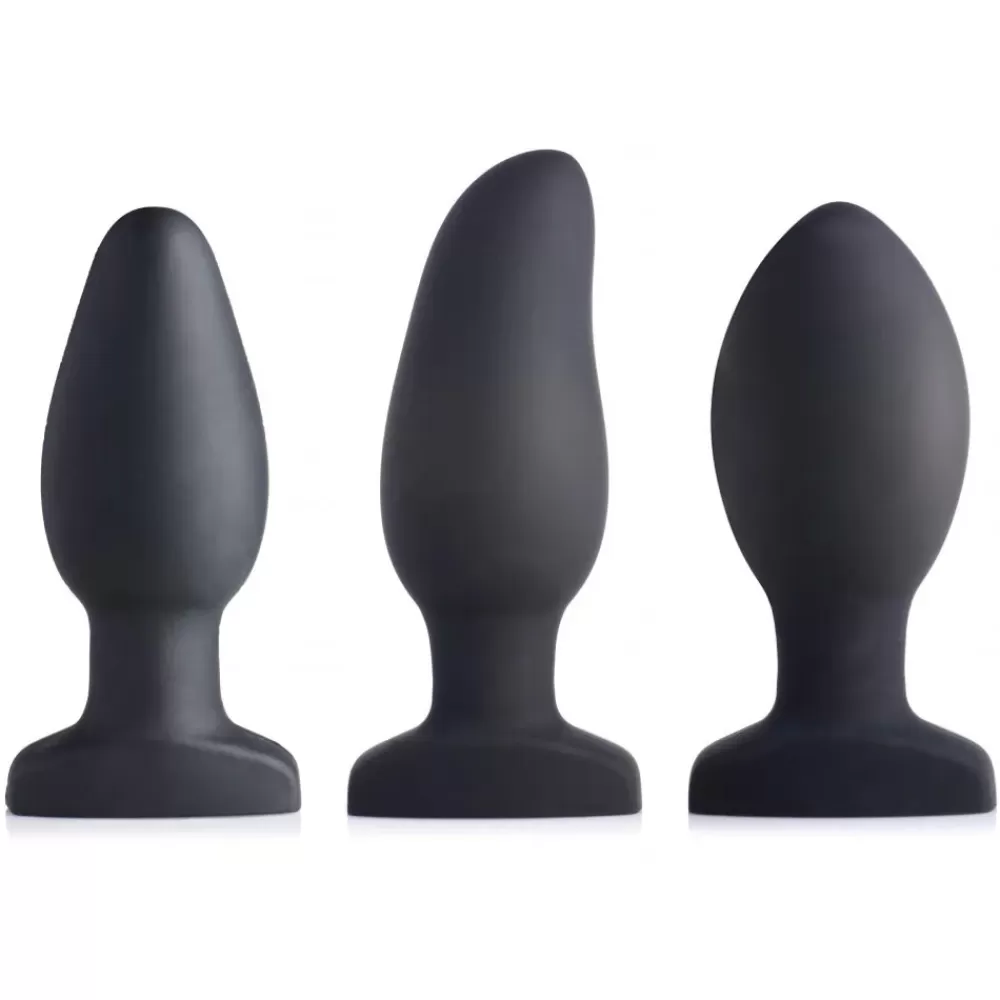 Store Healthy & Active 3pc Swell Inflatable and Vibrating Plug Set **Special Deal!**