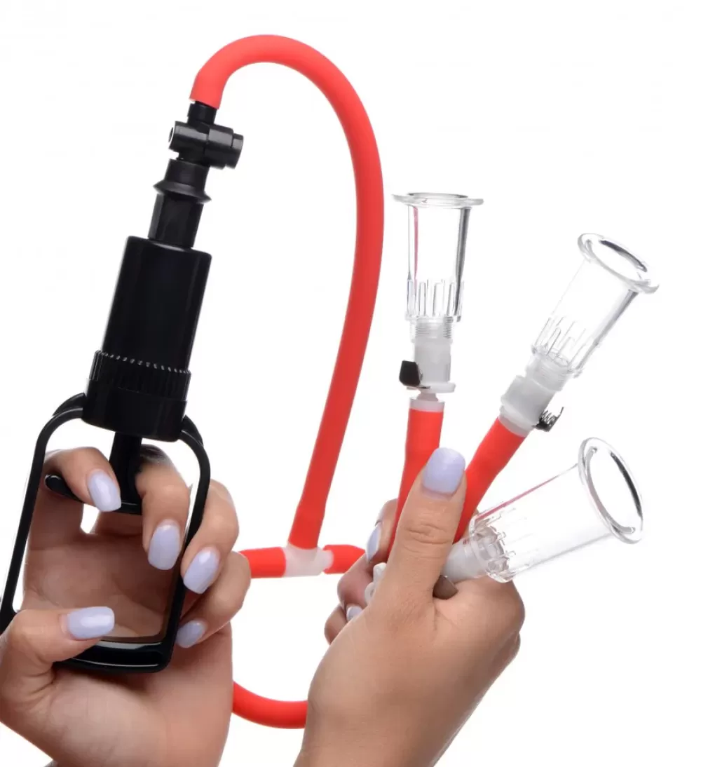 Shop Healthy & Active 3-Way Suck Her Nipple and Clit Pump System