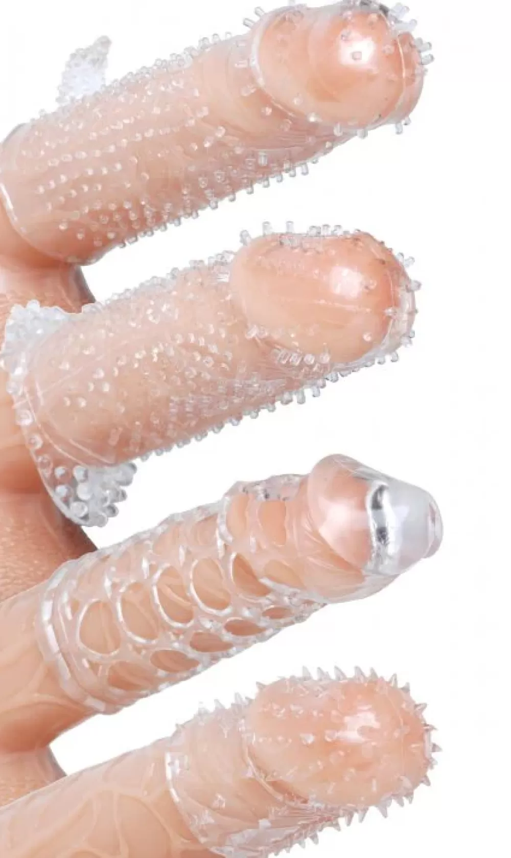 Best Sale Healthy & Active 4pk Pleasured Penis Enhancement Sleeve Pack