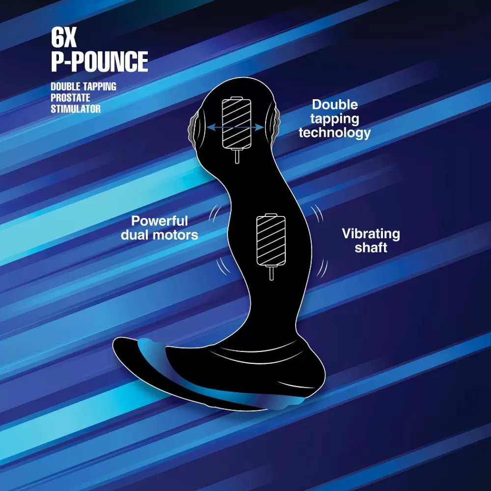 Outlet Healthy & Active 6X P-Pounce Double Tapping Prostate Stimulator