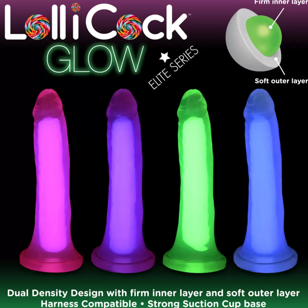 Online Healthy & Active 7 Inch Glow-in-the-Dark Silicone Dildo