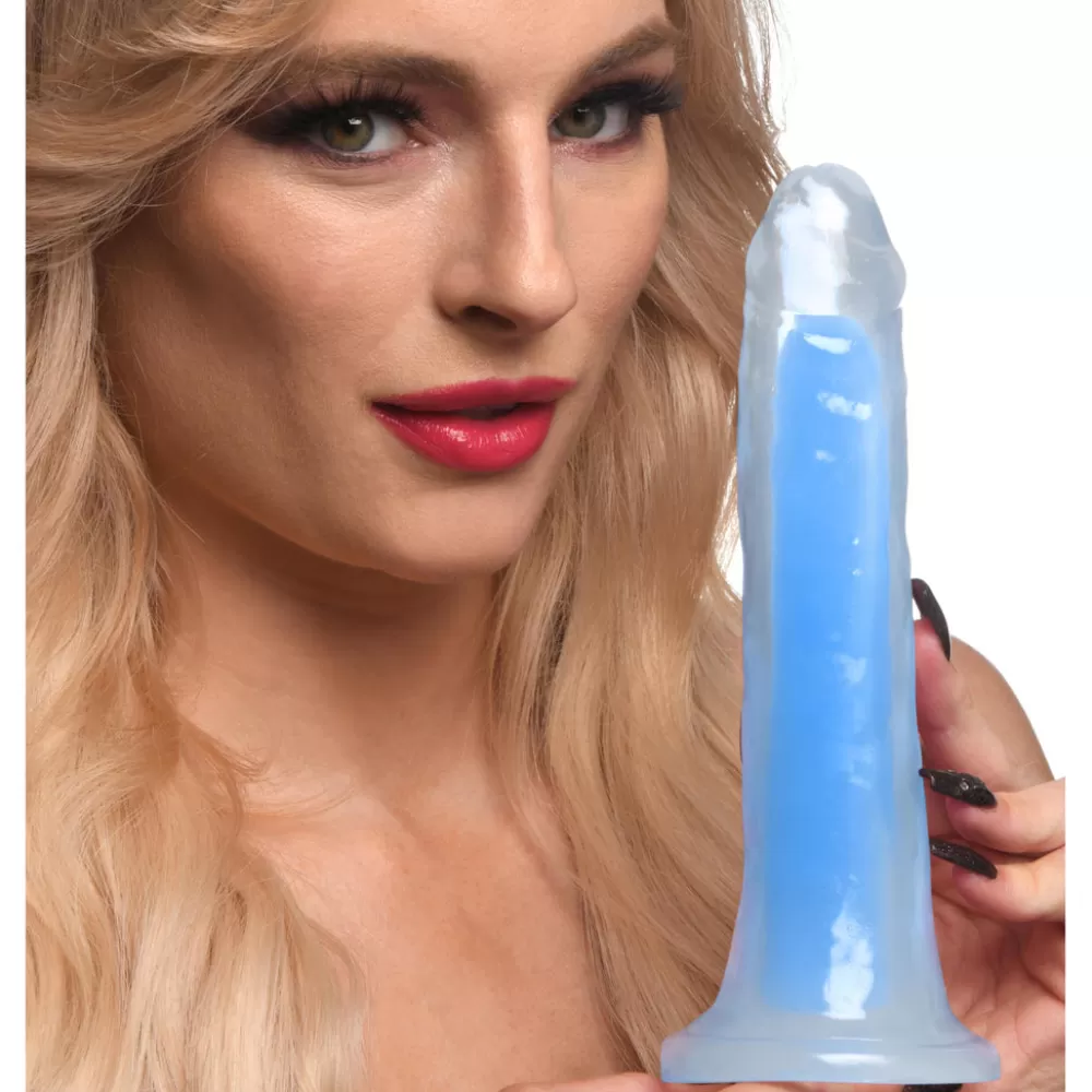 Online Healthy & Active 7 Inch Glow-in-the-Dark Silicone Dildo
