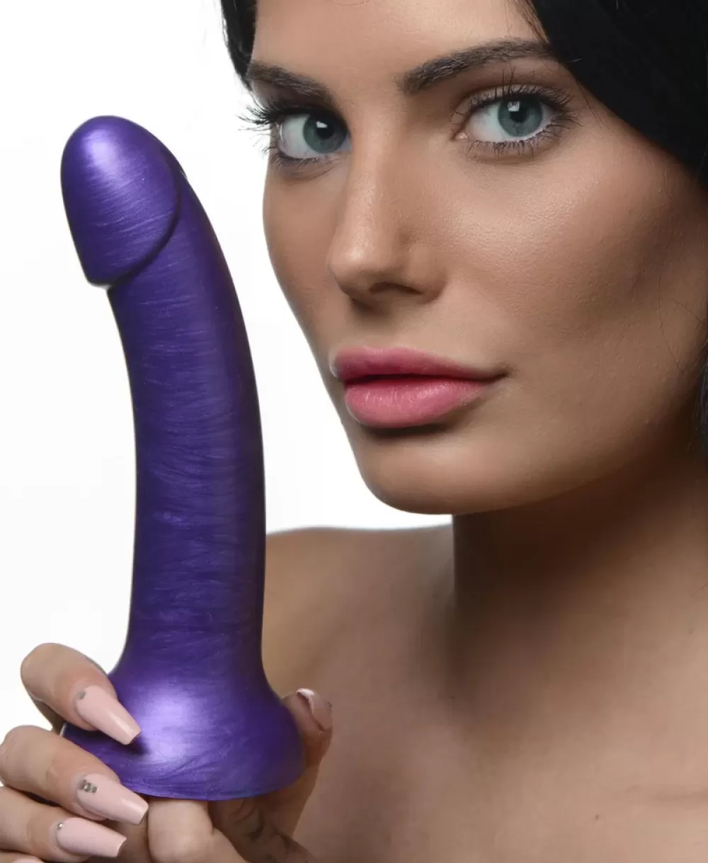 Shop Healthy & Active 7 Inch Metallic Silicone Dildo