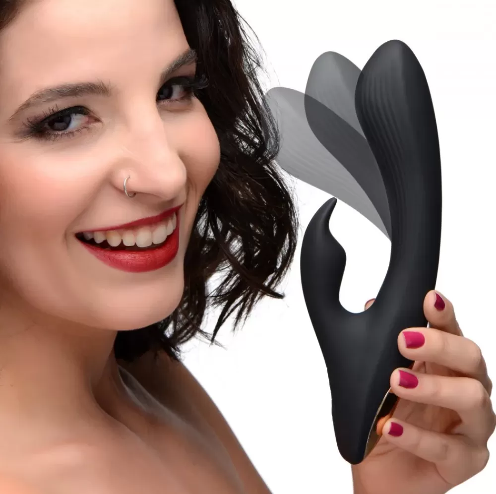 Cheap Healthy & Active 7X Bendable Silicone Rabbit Vibrator