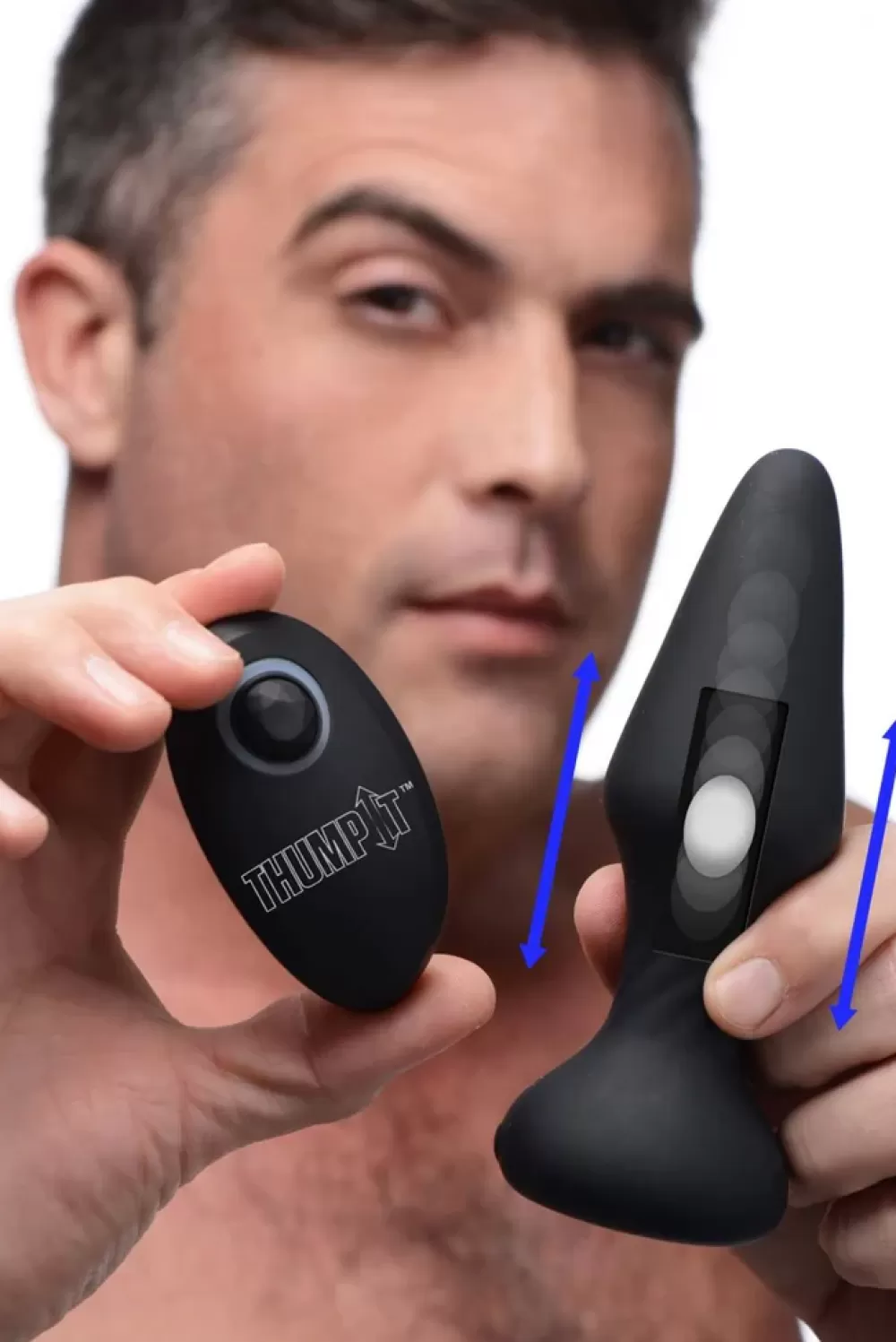 Best Healthy & Active 7X Slim Thumping Silicone Anal Plug