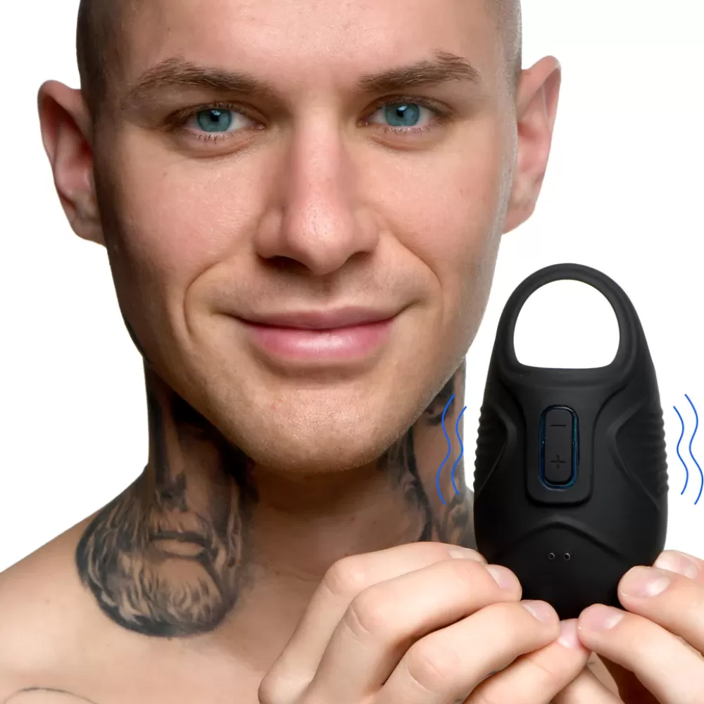 Online Healthy & Active 7x Vibrating Silicone Testicle Massager