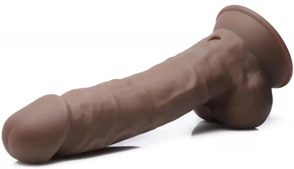 Hot Healthy & Active 8 Inch Silexpan Hypoallergenic Silicone Vibrating Dildo