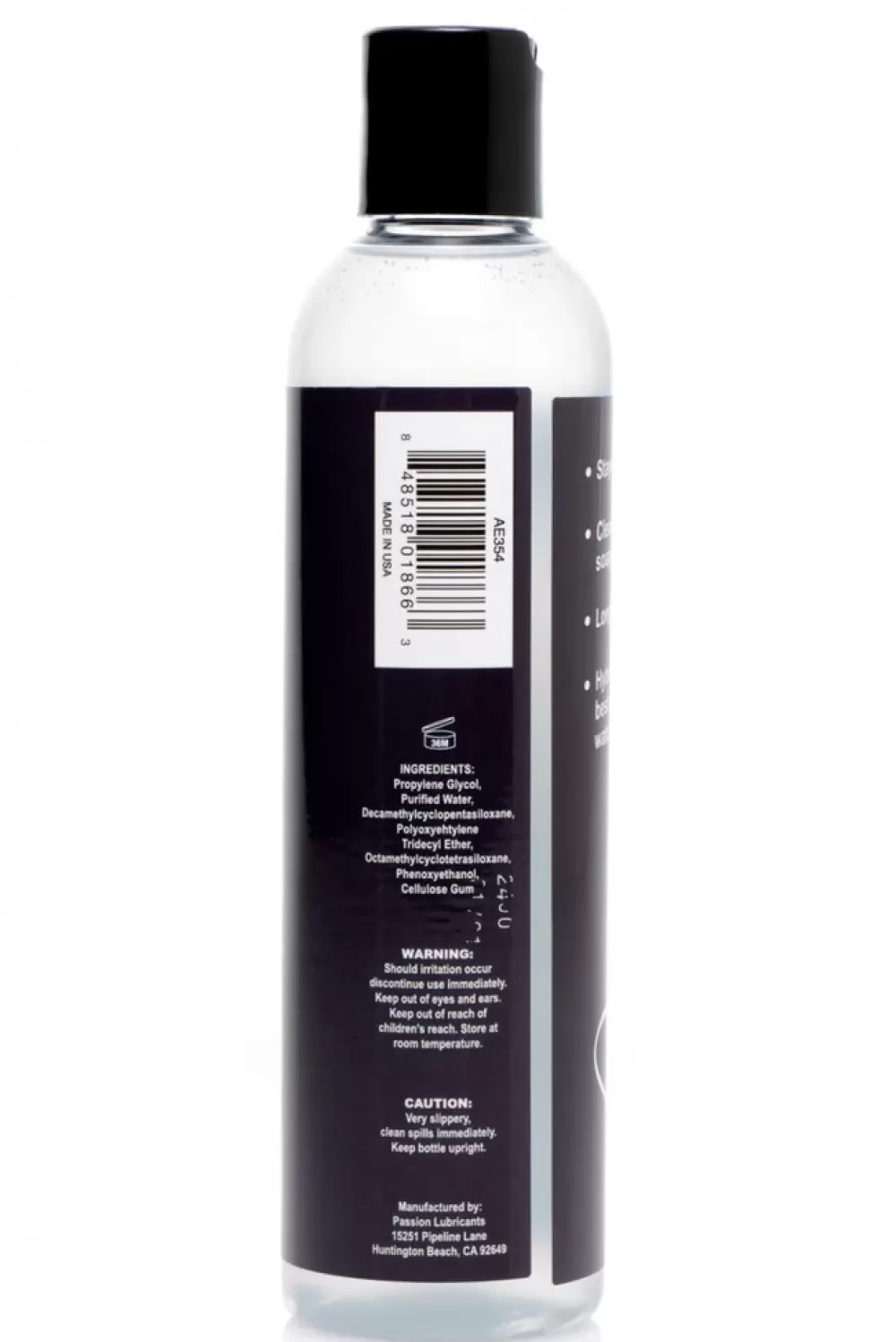 New Healthy & Active 8oz Passion Silicone Blend Lube