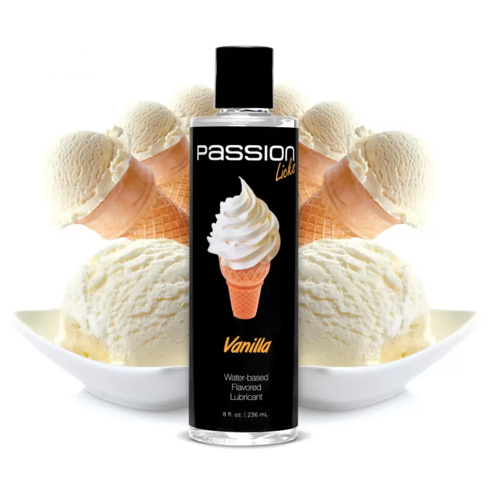 Store Healthy & Active 8oz Vanilla Licks Water Based Flavored Lube