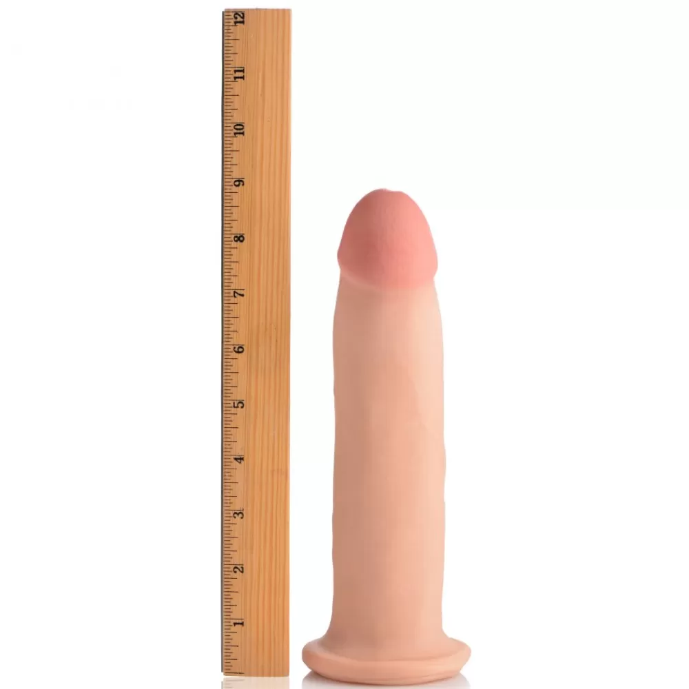 Shop Healthy & Active 9 Inch Ultra Real Dual Layer Suction Cup Dildo