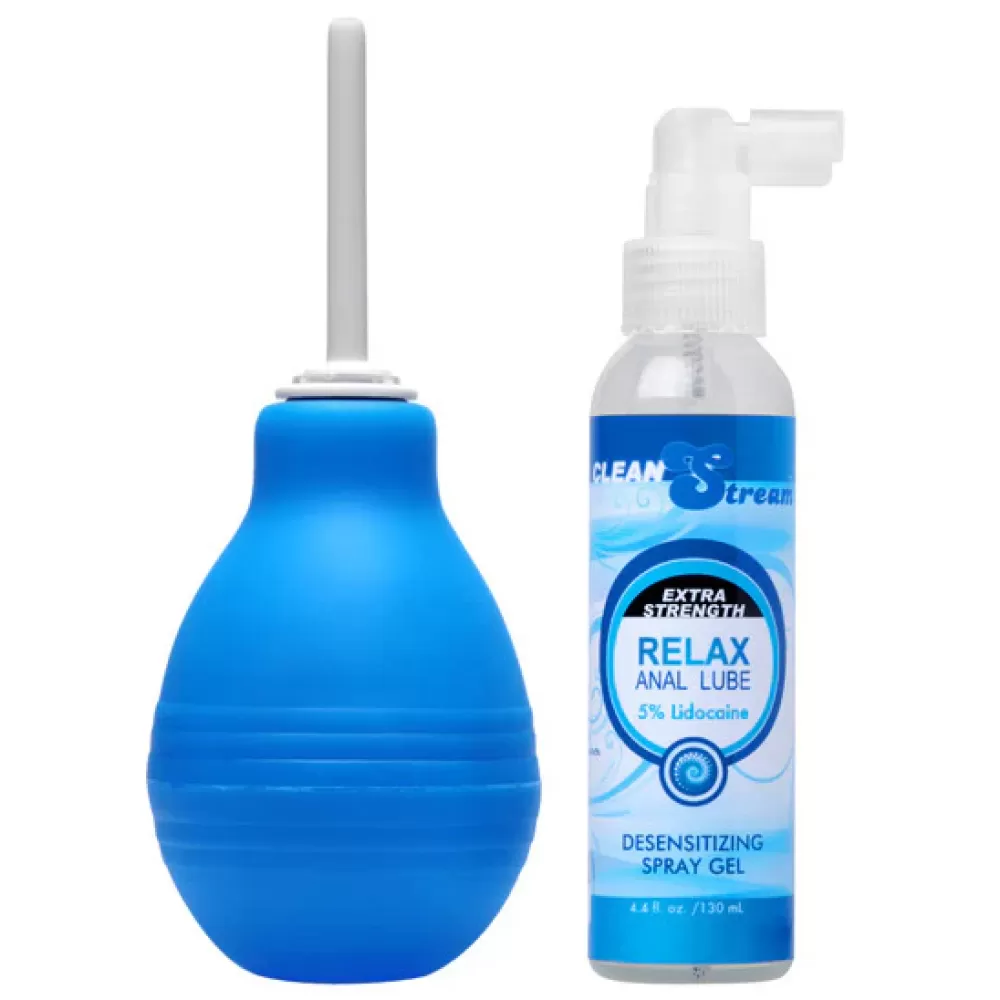 Hot Healthy & Active Anal Lube and Enema Bulb Kit