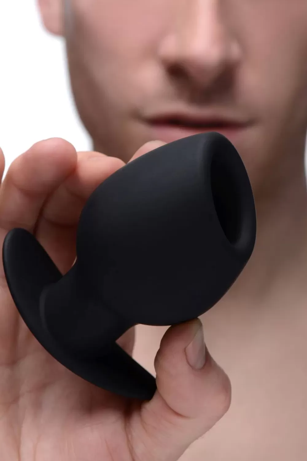 Sale Healthy & Active Ass Goblet Silicone Hollow Anal Plug