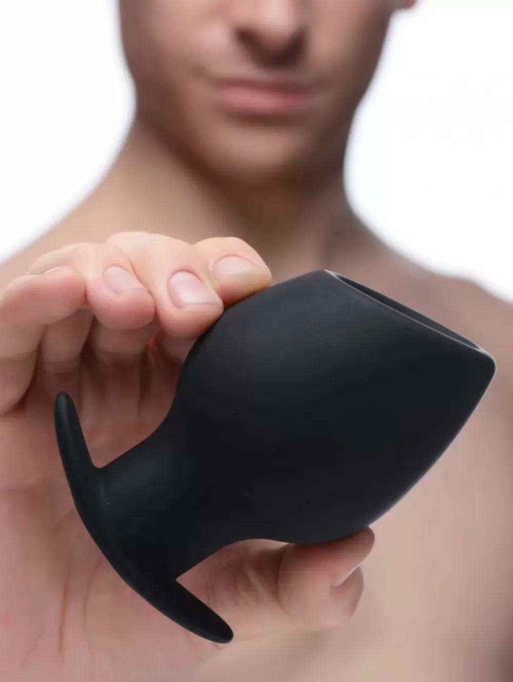 Sale Healthy & Active Ass Goblet Silicone Hollow Anal Plug