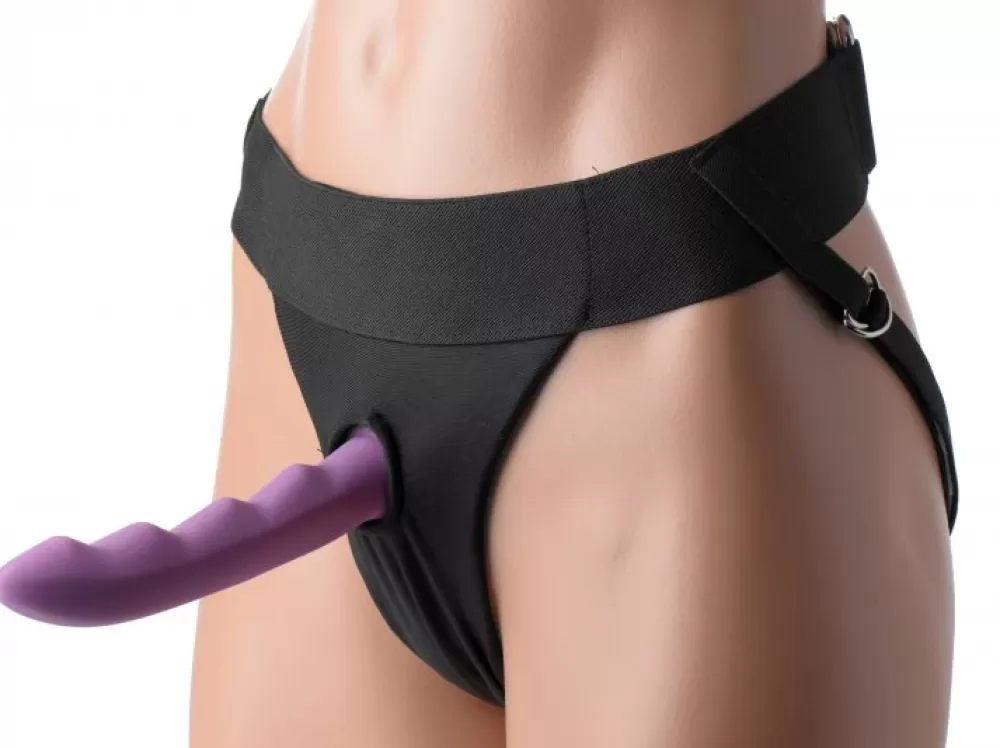 Best Healthy & Active Avalon Jock Style Strap On Harness with Dildo