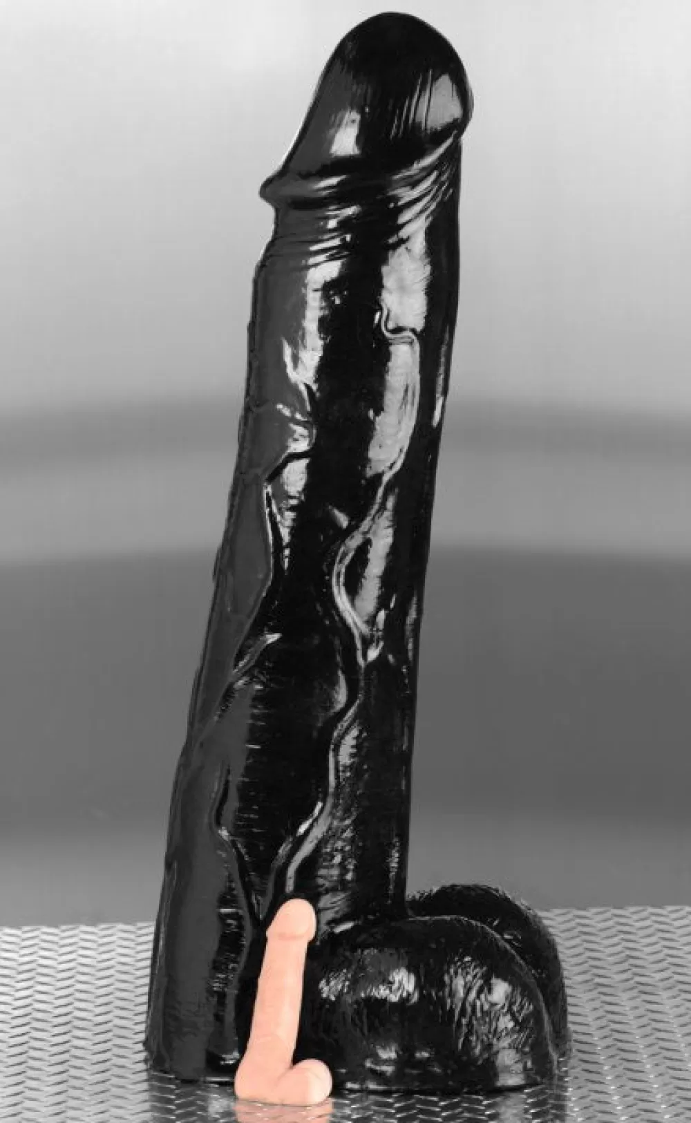 Cheap Healthy & Active Black Moby World's Largest Retail Dildo