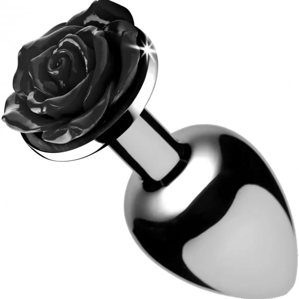 Best Sale Healthy & Active Black Rose Anal Plug