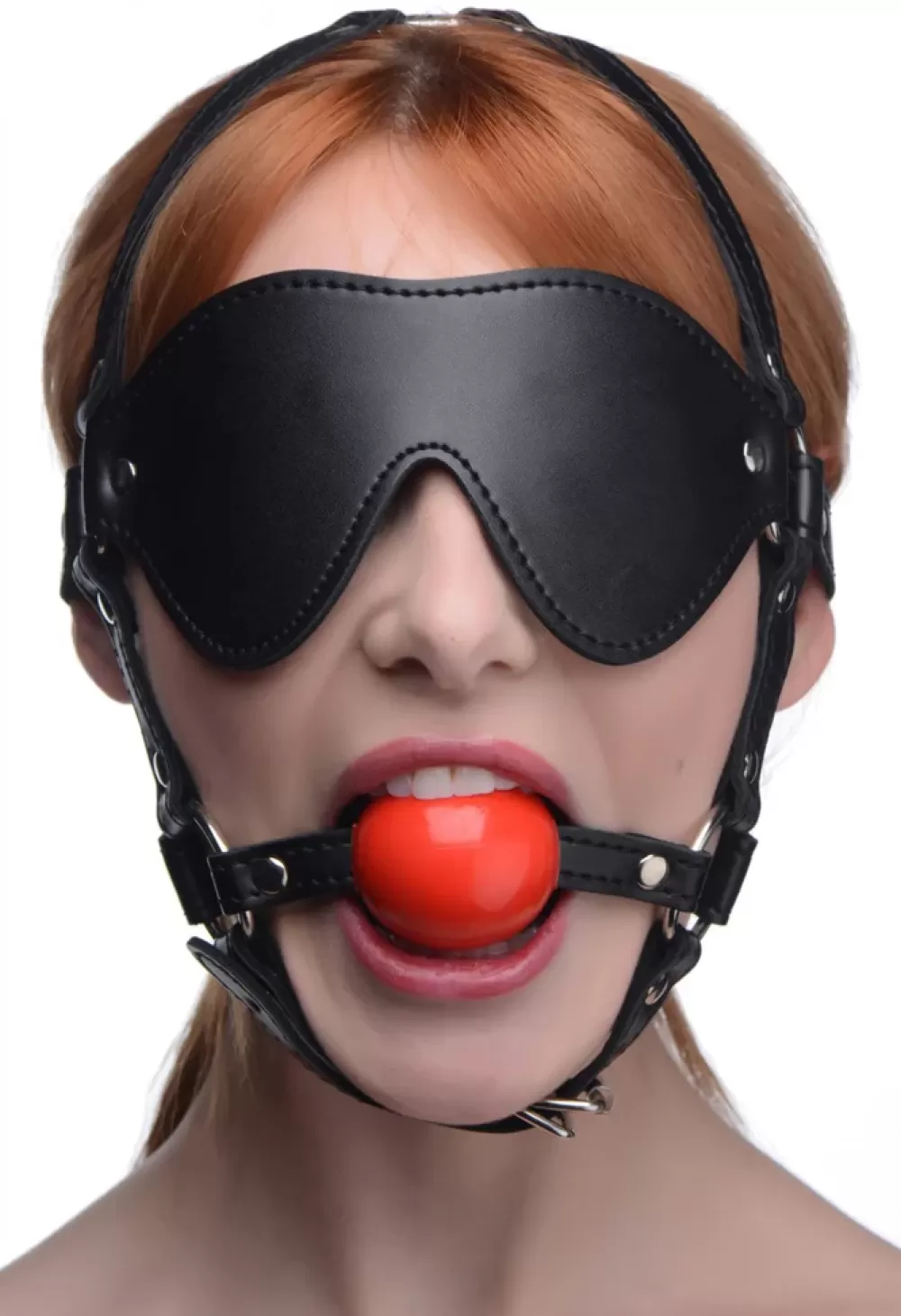Online Healthy & Active Blindfold Harness and Ball Gag