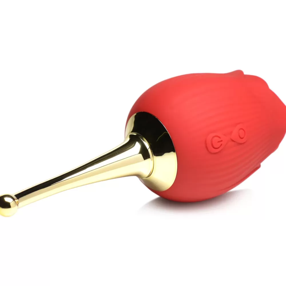 Cheap Healthy & Active Bloomgasm Flutter Rose Clit Sucking Stimulator with Butterfly Teaser