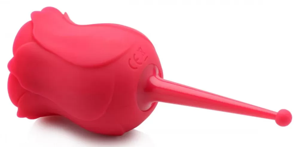 Fashion Healthy & Active Bloomgasm Rose Buzz 7X Silicone Clit Stimulator and Vibrator