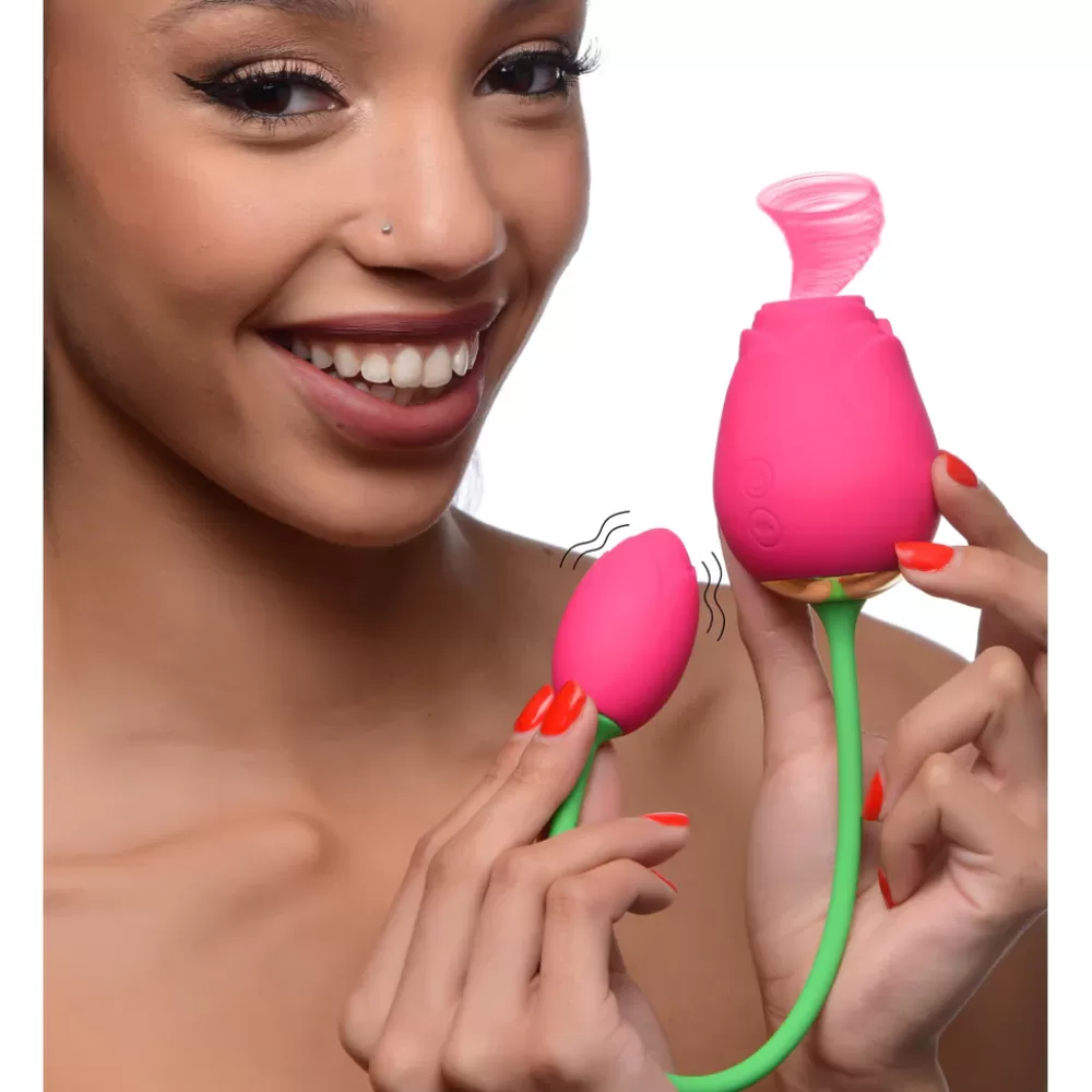 Cheap Healthy & Active Bloomgasm Rose Duet Sucking Rose and Vibrating Rosette