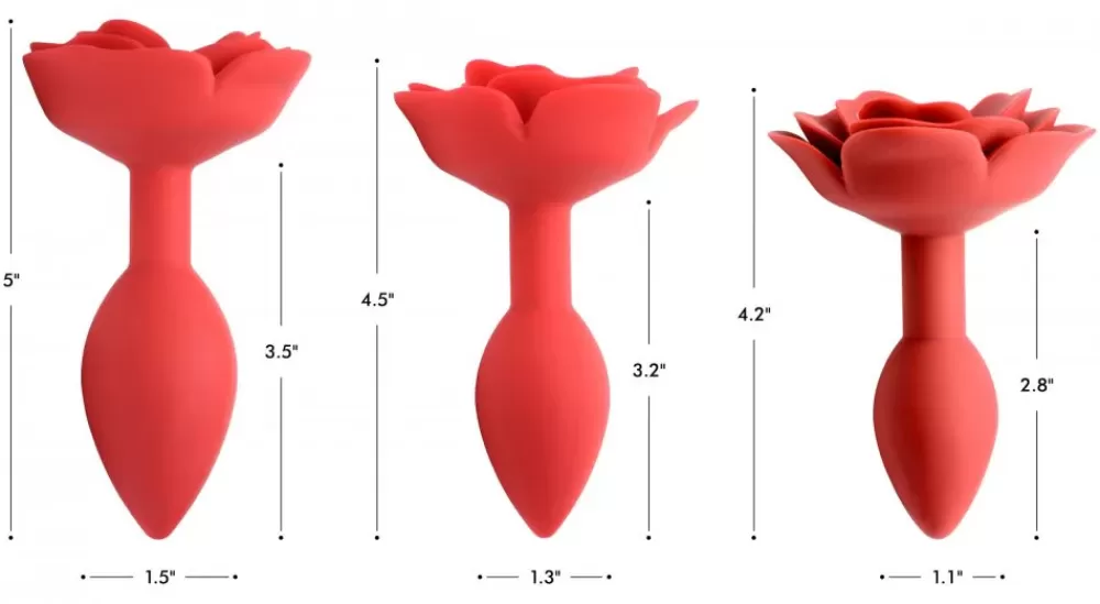 Store Healthy & Active Booty Bloom Silicone Rose Anal Plug