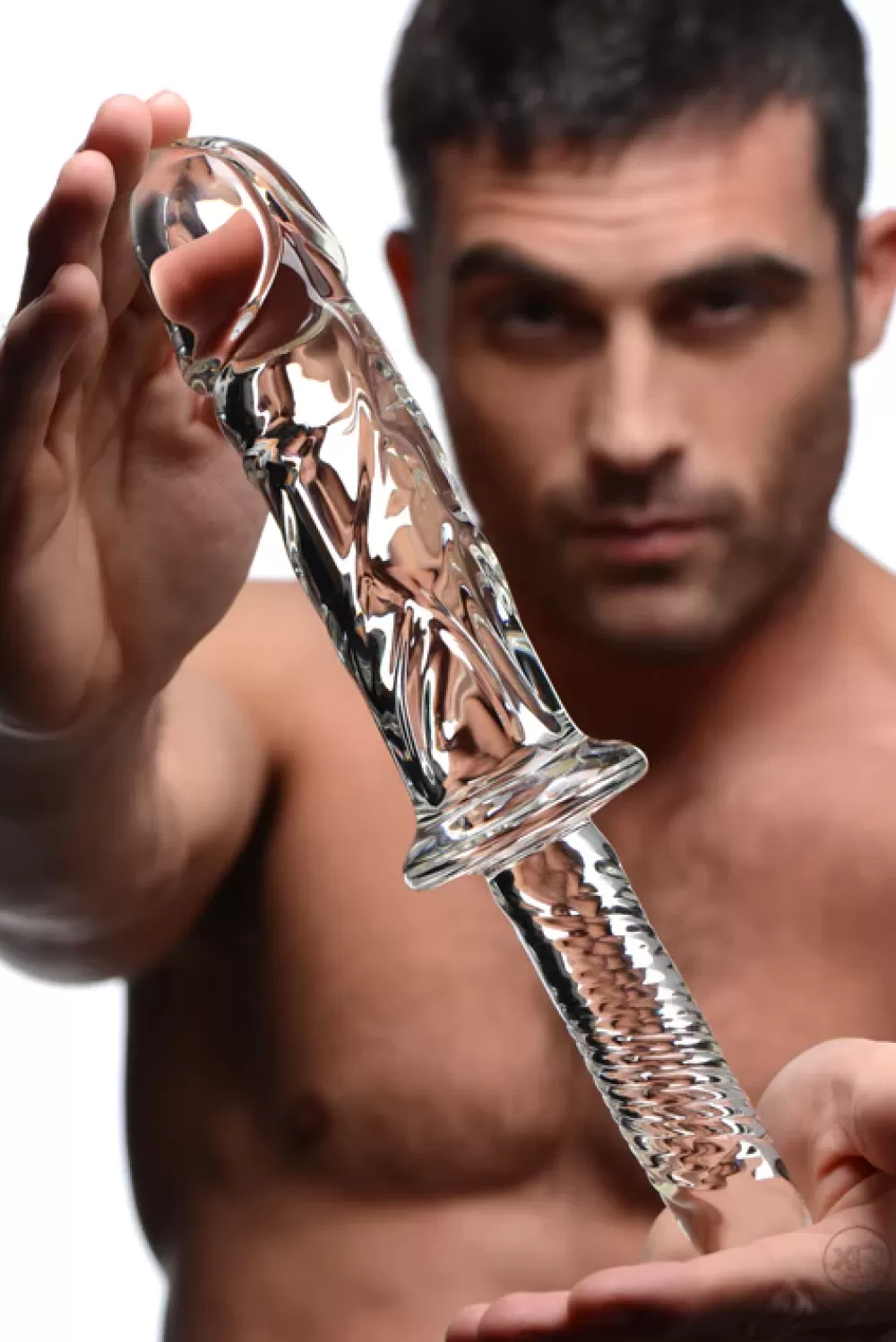 Clearance Healthy & Active Brutus Glass Dildo Thruster