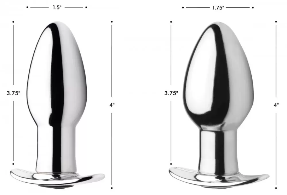Outlet Healthy & Active Chrome Blast 7X Rechargeable Butt Plug with Remote Control