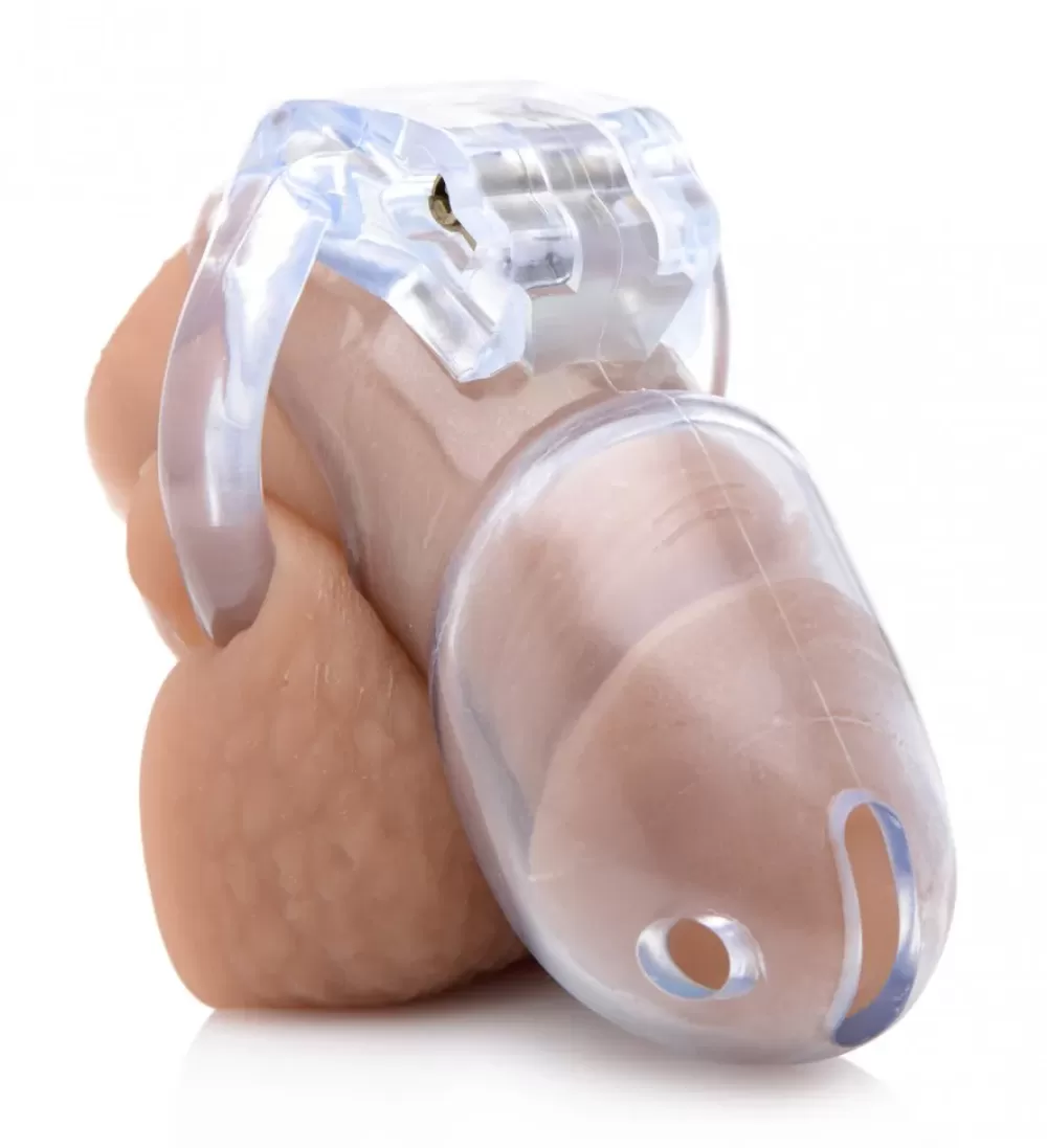 New Healthy & Active Clear Captor Chastity Cage