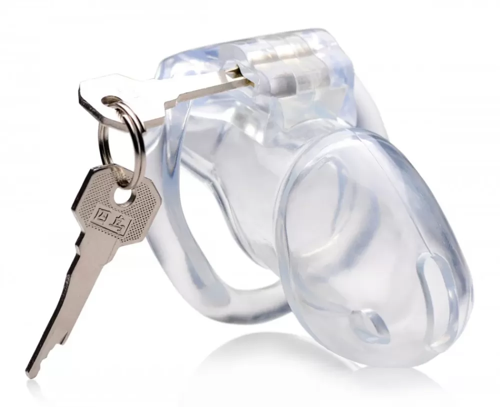 New Healthy & Active Clear Captor Chastity Cage