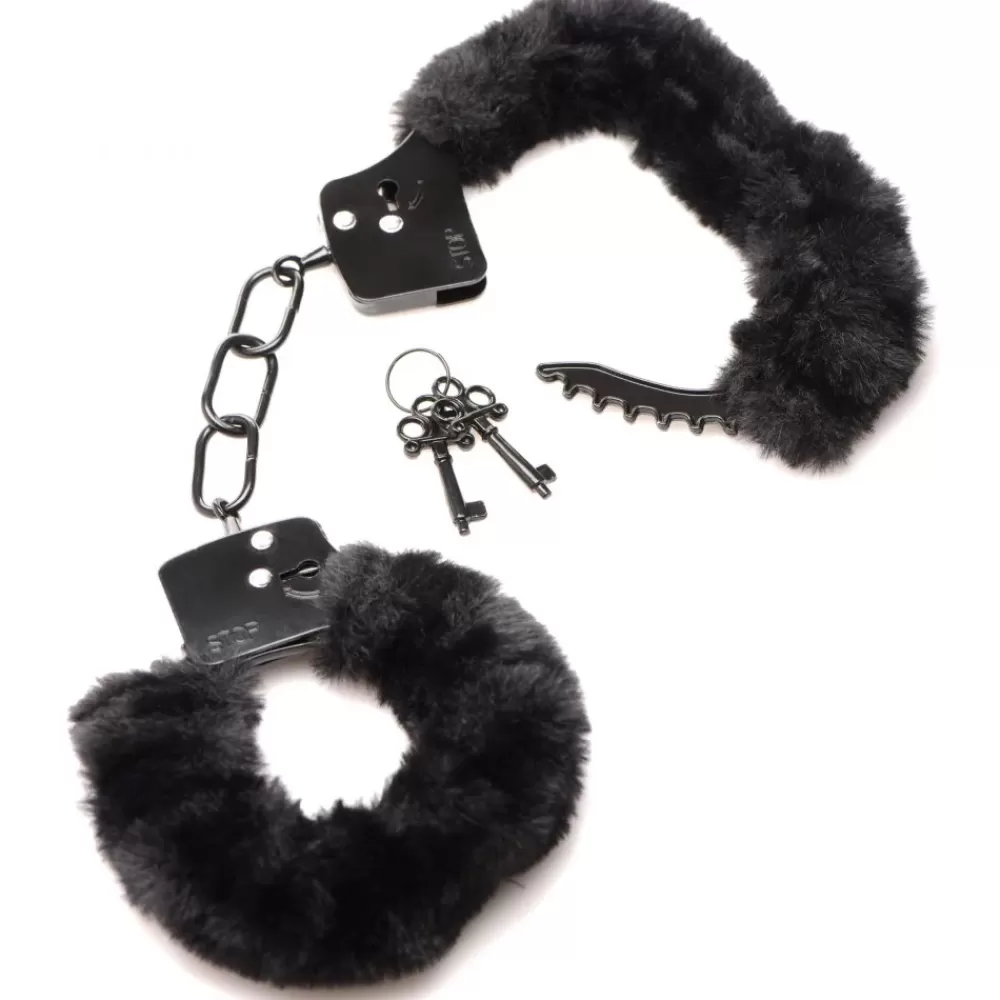 New Healthy & Active Cuffed In Fur Furry Handcuffs