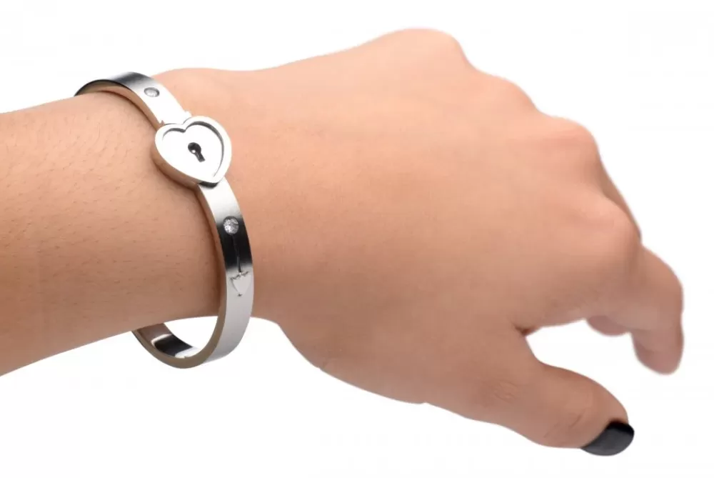 Best Healthy & Active Cuffed Locking Bracelet and Key Necklace