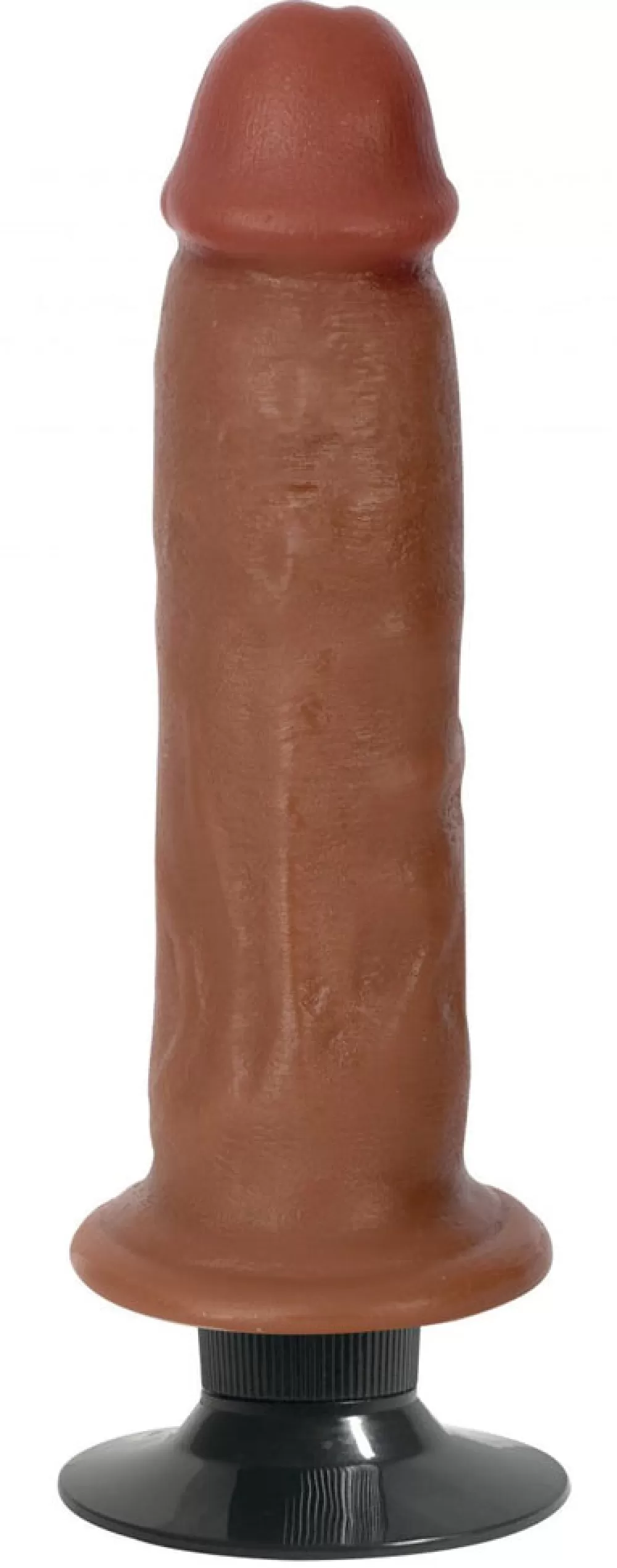 Cheap Healthy & Active Dark Bareskin Vibrating Dildo