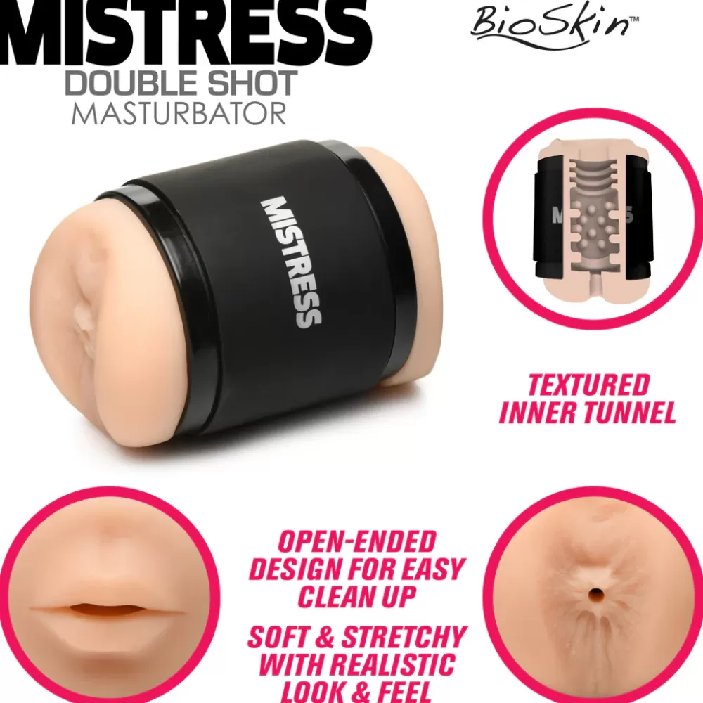 Online Healthy & Active Double Shot Mouth and Ass Stroker