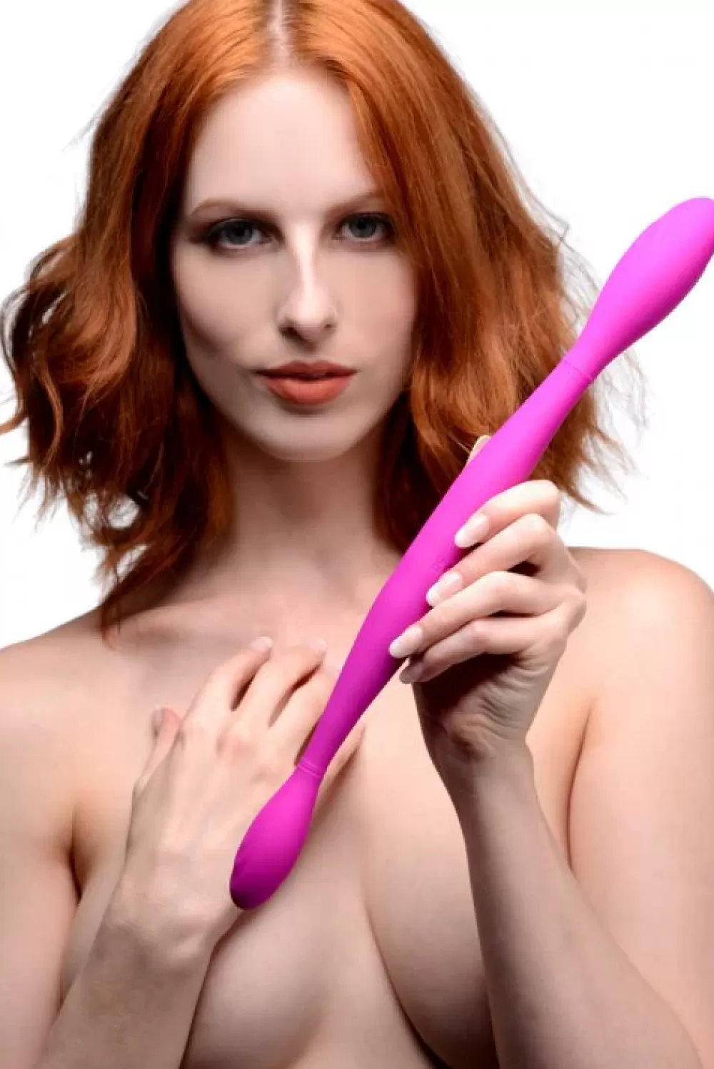 New Healthy & Active Double Thump 7x Rechargeable Silicone Double Dildo