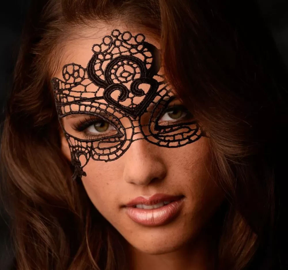 Cheap Healthy & Active Enhanced Black Lace Mask