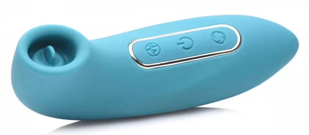 Cheap Healthy & Active Entwined Silicone Thumping Egg and Licking Clitoral Stimulator