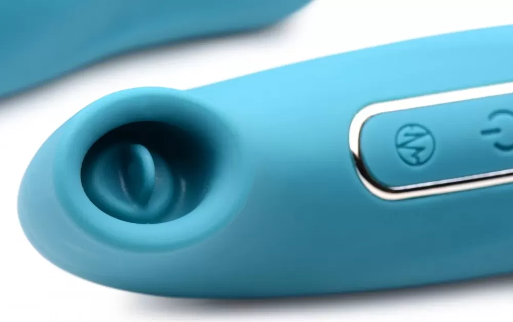 Cheap Healthy & Active Entwined Silicone Thumping Egg and Licking Clitoral Stimulator